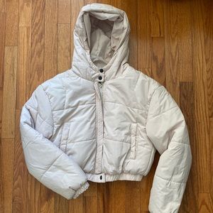 Boohoo Cropped Puffer Coat